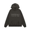 Sudadera con capucha de forro polar Fog Multihilo con estampado de letras de silicona 3D Marca de moda Unisex Sudadera para pareja Venta al por mayor