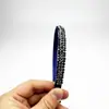 Venta Caliente Diadema de Cristal Lujo Ligero Tres Filas de Cristal Doble Fila de Diamante Diadema Europea y Americana de Pedrería Moda Accesorios para el Cabello de Gama Alta para Mujeres