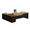 Escritorio de oficina simple moderno muebles de oficina mesa y silla combinación gerente presidente mesa individual escritorio grande mesa de jefe