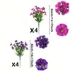 Flor artificial ipomeia simulação Amazon transfronteiriça 7 galhos flor de chifre de eucalipto para decoração de casa ao ar livre