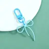 Nuevo estilo princesa fugitiva lindo llavero de lazo accesorio colgante simple DIY colgante de cuentas material al por mayor