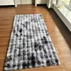 Alfombra rectangular de terciopelo de burbujas para sala de estar, pasillo, sofá, dormitorio y mesita de noche; alfombra de pelo de conejo sintético engrosada