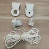 Acessórios para Persiana Rolô de 28mm Duráveis Cabeça de Contas Mai Conta de Contas Controlador de Persiana Rolô com Parafuso de Contas de 3 M Plugue de Borracha