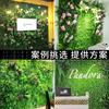 Parede de plantas verdes gramado de plantas parede de grama decoração de parede fundo interno parede de flores parede verde pendurada grama artificial de plástico cabeça de porta