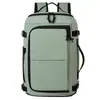 Mochila masculina transfronteiriça para viagem, mochila de negócios para laptop de grande capacidade, leve e expansível