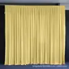 Novo modelo venda direta de fábrica véu de fundo em seda de leite cortina de casamento drapeado de palco com base de tecido plissada, disponível em várias cores