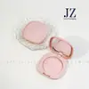 Jinze Pedido Personalizado Hebilla Cuadrada Caja de Polvos Caja de Rubor Plástico Caja Vacía Material de Empaque