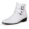 Botas de Moda para Hombre 2021 Talla Grande 45 47 Transfronterizas Wish Aliexpress Botas de Caña Alta Ebay Amazon Superficie de Cuero
