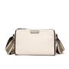 Bolso de hombro de piel de vaca de primera capa para mujer, bolso de hombro de piel auténtica, diseño nicho, estilo vintage, de alta gama, 2024