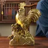 Galinha de Cobre da Riqueza e Fortuna Hongda Toda em Latão Ornamento de Presente Decorativo para Entrada de Escritório