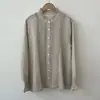 Outono 2026 Novo Feminino Gola de Renda Estilo Japonês Manga Longa Artístico Ins Comércio Exterior Plissado de Botão Único Estilo Mori Soltinho