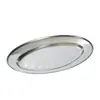 Prato de Peixe de Aço Inoxidável Prato para Churrasco Prato para Cozinhar Peixe a Vapor Prato Oval para Vegetais Prato para Rolo de Macarrão de Arroz Prato Fundo em Forma de Peixe Prato Oval Fundo Prato para Sopa