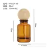 Botella de perfume de vidrio marrón transparente muestra cosmética subbotella DIY spray delicado suministro directo de fábrica portátil