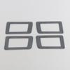 Adequado para Toyota 23 Landkuloze LC300 moldura decorativa da saída de ar superior traseira adesivo decorativo da saída de ar acessórios