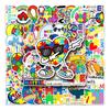 50 autismo grafiti personalidad transfronterizo eslogan niños tarjeta goo cuenta manual DIY monopatín equipaje pegatinas impermeable