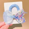 Elástico de Cabelo Infantil Não Machuca o Cabelo Lantejoulas Cauda de Sereia Moda de Alta Qualidade para Meninas Faixa de Cabelo Brilhante Rede Laço