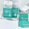 Pacote Grande Lenços Desinfetantes Haishi Hainuo com 75% de Álcool Embalados Individualmente Tecido Não Tecido Espessado Conveniente para Viagens em Família
