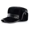 Chapéu Quente de Inverno para Homens de Meia-Idade e Idosos, Boné de Baseball para Pai, Chapéu de Inverno à Prova de Vento com Forro de Fleece para Idosos e Avô
