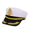 2025 Nuevo Primavera y Verano Fiesta de Rendimiento Escenario Yates Gorra Azul Marino Marinero Capitán Exterior Gorra para el Sol