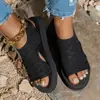 Sandálias de Praia Femininas Estilo Punk Simples, Novos Sapatos de Solado Grosso para Mulheres, Sapatos de Verão, Tamanhos 36-41, 42, 43