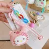 Hd7451A07 Llavero Colgante de Muñeco Cabeza de Tiburón, Rana, Gato para Coche, Accesorio Único para Bolsa para Parejas