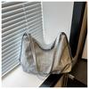 Bolsa de ombro multifuncional feminina 2024 verão nova bolsa grande capacidade bolsa tote casual bolsa tote pu macia