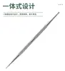 Pluma de Punto para Uñas de Acero Inoxidable Transfronteriza, Palo de Punto para Pedrería, Palo de Punto para Perlas, Palo de Punto para Flores, Palo de Pedrería, Caja de Cuatro Piezas de 1.5-3 mm