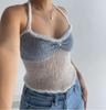 2022 Amazon Aliexpress Sexy Camisola Ajustada Moda Versátil Estilo Sexy sin Espalda