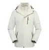 Chaqueta exterior 3 en 1 para hombres y mujeres, conjunto de dos piezas, chaqueta deportiva para parejas, abrigo deportivo con capucha, ropa de trabajo