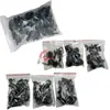 La bolsa de 120 hebillas es adecuada para hebilla de parachoques de coche Ford Toyota Honda, agujero de 6.3 a 10 mm