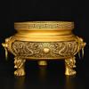 2024 Novo Incensário de Latão Erlong Ornamento Decoração de Casa Presentes Criativos Artesanato Dropshipping Ornamento de Cobre