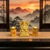 Bacia do Tesouro do Deus da Riqueza no Atacado, Altar do Deus da Riqueza Feng Shui, Item Decorativo para Casa, Sala de Estar, Loja, Escritório, Inauguração de Casa e Atração de Riqueza