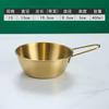 Cuenco de vino de arroz de acero inoxidable estilo coreano, olla caliente, cuenco para cocinar en restaurantes, cuenco para condimentos, cuenco para salsa, vajilla para acampar con asa, cuenco para vino caliente y frío