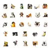 56 Pegatinas de Perro con Emojis de Compra Directa Transfronteriza para Maletas, Computadora, Tableta, Funda de Teléfono, Decoración de Agenda, Pegatinas de PP
