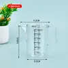 Copo medidor de balança de PC de grau alimentício loja de milk tea cilindro graduado de acrílico resistente a altas temperaturas copo medidor comercial de grau alimentício 500ml
