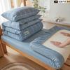Conjunto de Lençóis de Algodão de Três Peças para Cama de Dormitório de Estudantes Universitários, Capa de Colcha, Conjunto de Roupa de Cama, Conjunto de Roupa de Cama de Seis Peças