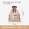 Bolsa de almacenamiento con cordón, transparente a prueba de polvo, de gamuza, funda protectora de lujo para bolso, a prueba de humedad, a prueba de moho, gran capacidad, visible