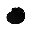 Sombrero de estilo coreano para mujer, sombrero de verano para viaje, protector solar, sombrero de sol de ala grande, sombrero de sol plegable con lazo en la parte superior vacía, nuevo