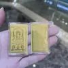 Pegatina dorada para teléfono móvil de oro de 999, ocho santos patrones, oro, 12 signos del zodíaco, año de esta vida, amuleto de Buda de esta vida, pegatina para teléfono móvil