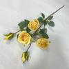 Pano de abrasão Mar Egeu 5 rosa redonda casamento nórdico alta simulação buquê flor artificial sala de estar ornamentos decorativos flor falsa