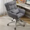 Silla de Computadora, Cómoda y para Sedentarismo, Silla para Estudio en Casa, Silla de Escritorio para Dormitorio, Silla de Maquillaje para Habitación de Niñas, Silla de Oficina Giratoria con Elevación