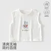 Chaleco Transpirable sin Mangas para Niños, Refrescante de Verano y Amigable con la Piel, Top sin Mangas con Estampado de Dibujos Animados para Bebé, Suave y Cómodo