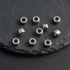 Cuentas Espaciadoras de Latón para Joyería DIY Bodhi Accesorios Venta al por Mayor Xizang Cuentas Cilíndricas de Latón con Agujero Grande Cuentas Espaciadoras
