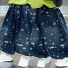 Pantalones de Otoño para Niños 2026 Primavera y Otoño Nuevo Estilo Jeans con Puño para Niños Pequeños, Pantalones Linterna de Moda Estilo Coreano