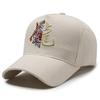 Chapéu Masculino com Design de Dragão, Estilo Chinês, Tendência, Aba Rígida, Todas as Estações, Casual, Bordado, Grande Circunferência da Cabeça, Boné de Baseball para Mulheres
