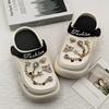 Nuevos Estilos Charms Metálicos con Pedrería para Zuecos Hebilla de Zapato Accesorios Decoración DIY Venta al por Mayor Transfronteriza en Stock