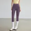 Leggings de Yoga Prada de Cintura Alta com Efeito Levanta Bumbum e Controle de Barriga, Roupa Externa Justa Elástica para Fitness, Corrida e Esportes, Camada Base, Calça Tubarão