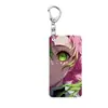 Llavero Colgante de Tarjeta Transparente Acrílica de Demon Slayer con Ojos Brillantes, Regalos al por Mayor para Convenciones de Cómics, Regalos Creativos de Año Nuevo