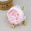 Suministro puntual de cabeza de flor de peonía redonda de 9 cm, floristería de boda transfronteriza, material de flor de peonía simulación de flor para regalo DIY caja de regalo