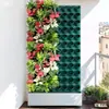 Plantas suspensas para parede de jardim vertical, paredes de plantas verdes móveis, plantas em vasos para exterior, calhas em favo de mel e plantio vertical interior.